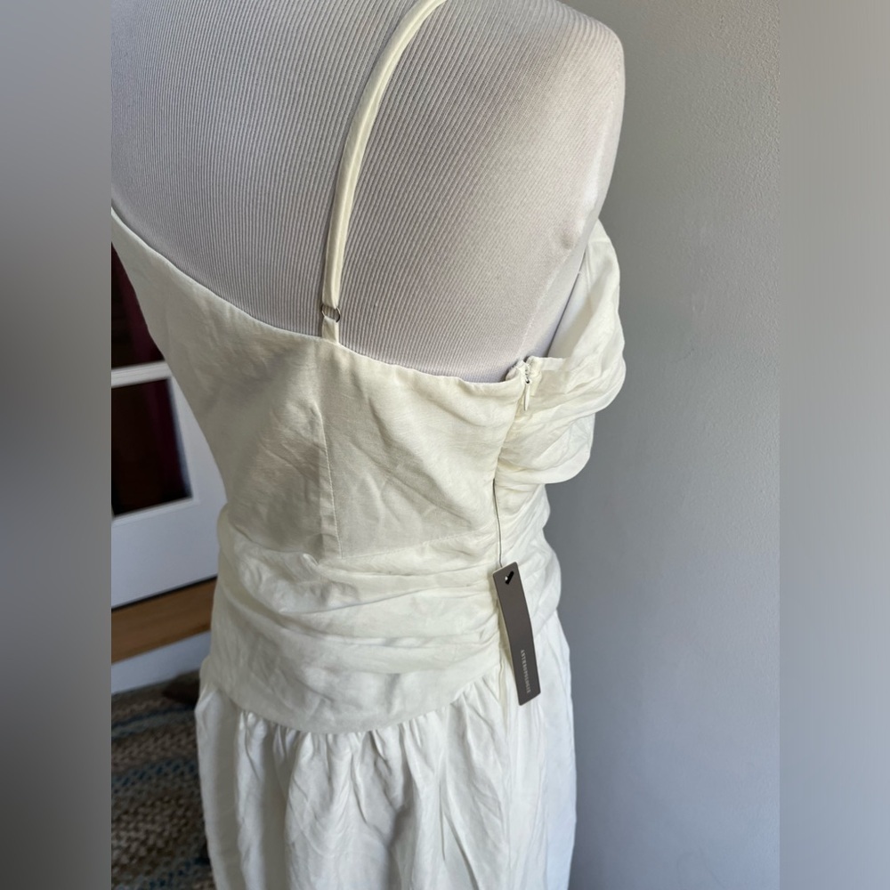 Anthropologie x Moon River Asymmetrical Cutout Dress Size Medium NWT - Picture 8 of 16